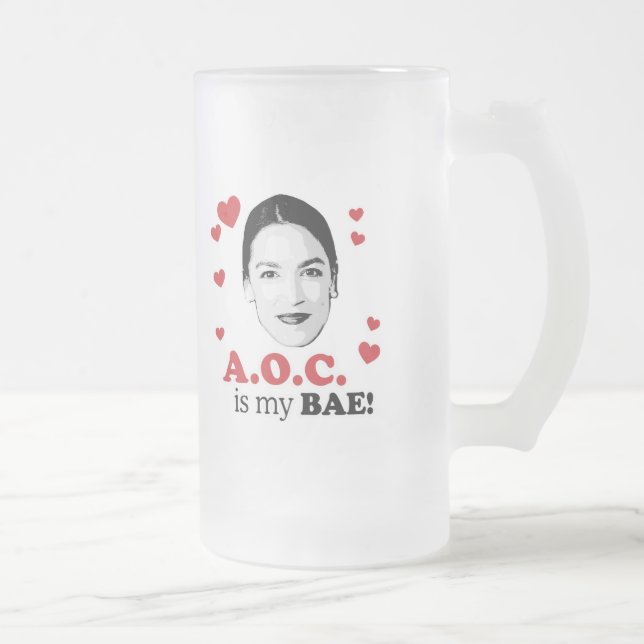 AOC är min BAE Frostat Ölglas (Höger)