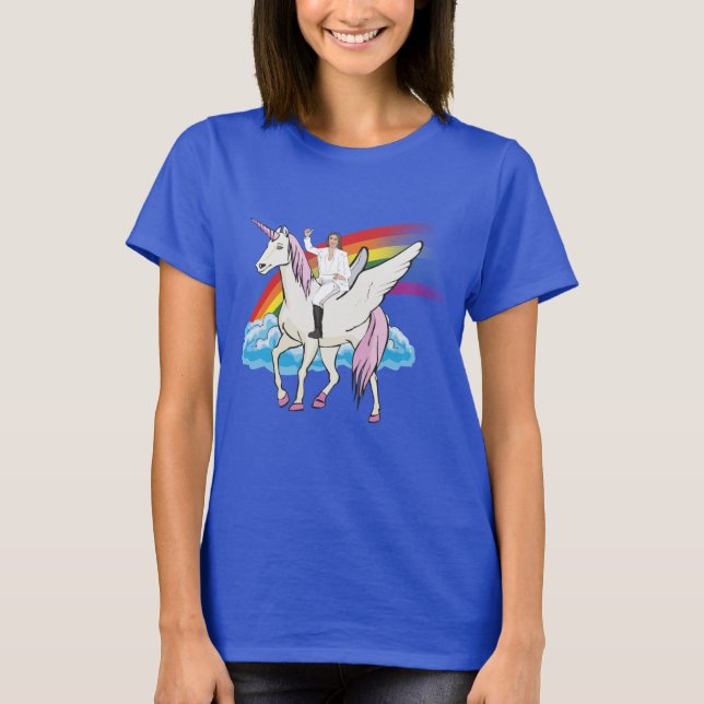 AOC ENHÖRNINGAR OCH REGNBÅGAR T SHIRT (Framsida)