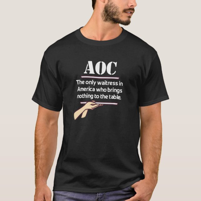AOC förser inte Bord-svensken med någonting T Shirt (Framsida)