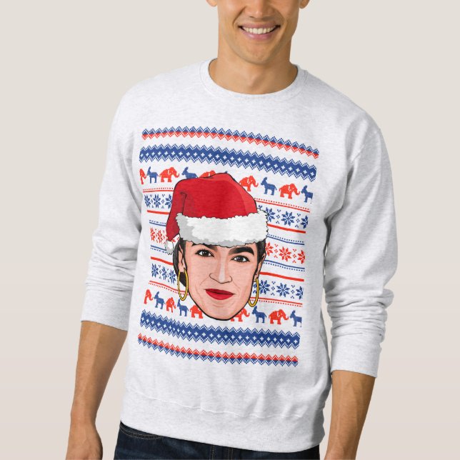 AOC jul Lång Ärmad Tröja (Framsida)