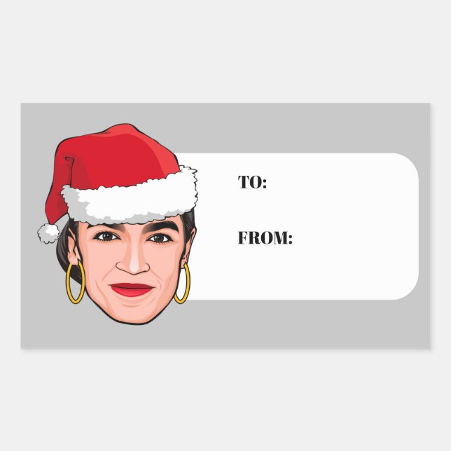 AOC jul Rektangulärt Klistermärke (Framsida)