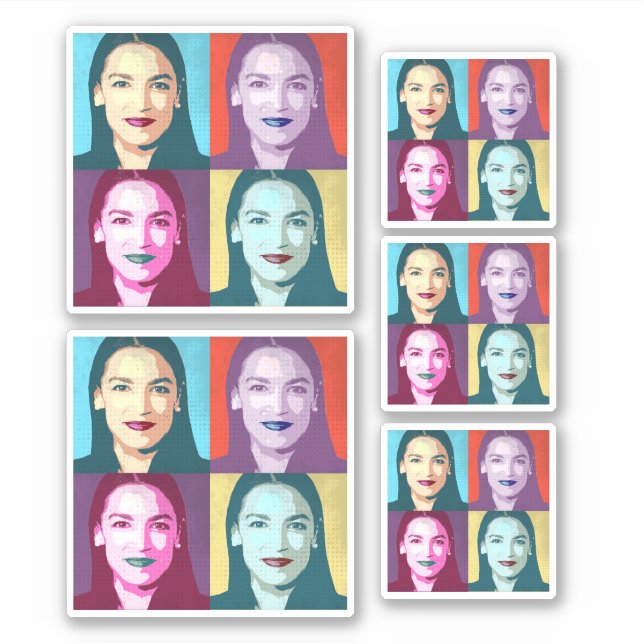 AOC Pop Art Klistermärken (Framsida)