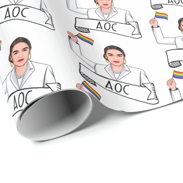 AOC Pride Presentpapper (Rullad Hörn)