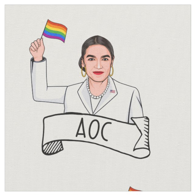 AOC Pride Tyg (Närbild)