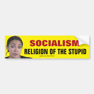 AOC-socialismens religion Bildekal
