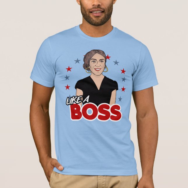 AOC: SOM EN BOSS T SHIRT (Framsida)