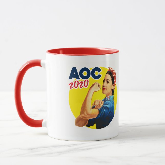 AOC the Riveter 2020 Mugg (Vänster)