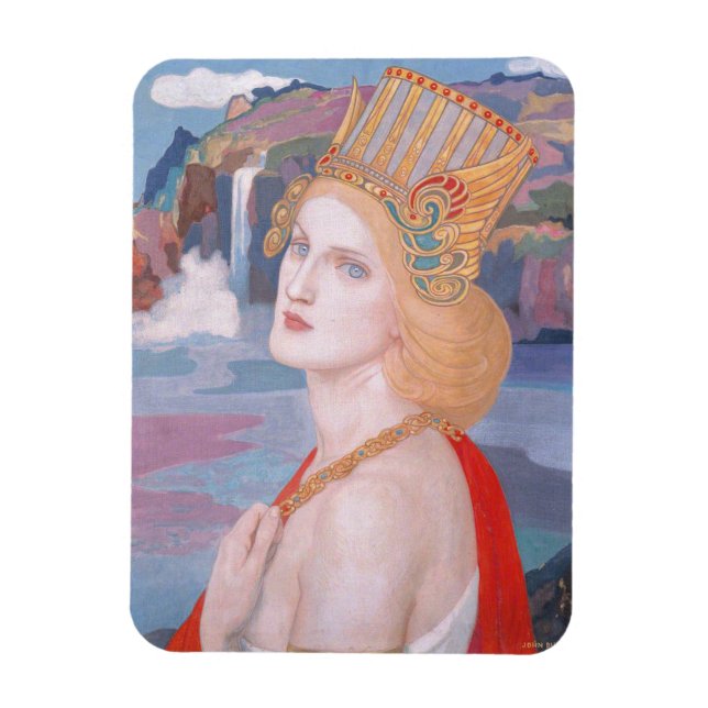 Aoife, c. 1914 av John Duncan Magnet (Vertikal)