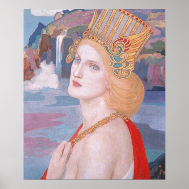 Aoife, c. 1914 av John Duncan Poster (Framsidan)