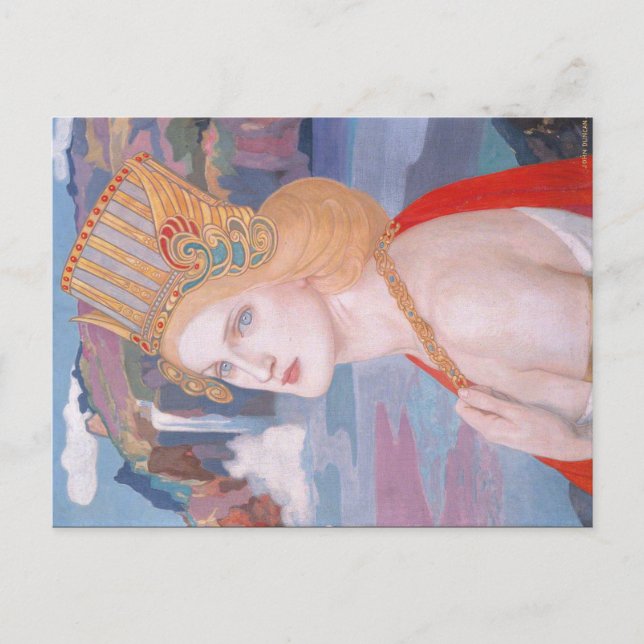 Aoife, c. 1914 av John Duncan Vykort (Framsida)