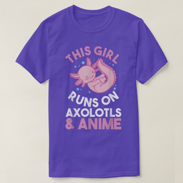 Aolotl Anime  T Shirt (Design framsida)