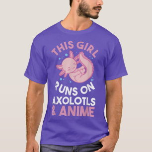 Aolotl Anime  T Shirt
