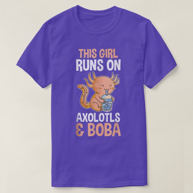 Aolotl Bubble Tea  T Shirt (Design framsida)