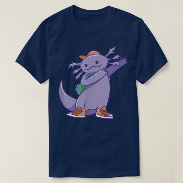 Aolotl Dabbing Dab Cute Funny Aolotls Kawaii Japan T Shirt (Design framsida)