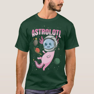 Aolotl design för en astronaut Älskare T Shirt