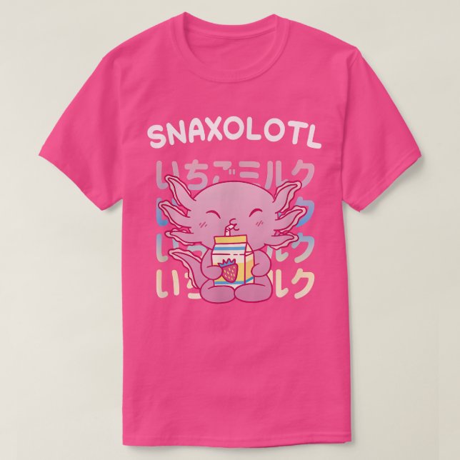Aolotl Snaolotl Sweets Drink Cute Funny Aolotls Ka T Shirt (Design framsida)