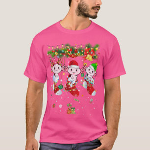 Aolotl Socks jul Light Funny Family Pajamas T Shirt