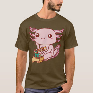 Aolotl Sushi Food Cute Funny Aolotls Kawaii Japan T Shirt