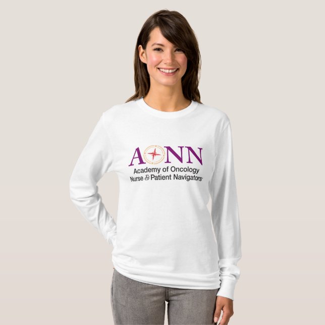 AONN+ Långärmadutslagsplats T Shirt (Hel framsida)