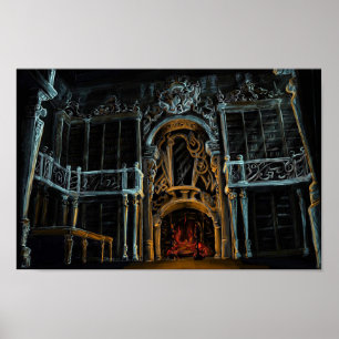 Aons Bibliotek Poster