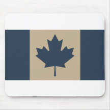 (AOP) Canadian Flagga Navy/Tan -