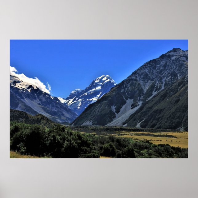 Aoraki i Valley Poster (Framsidan)