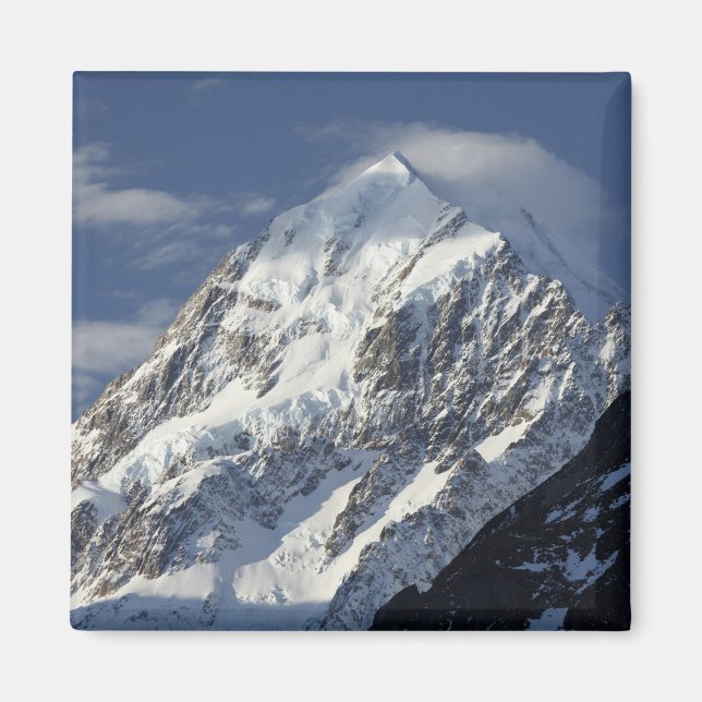 Aoraki Mount Cook, Mackenzie Country, söder 2 Magnet (Framsidan)