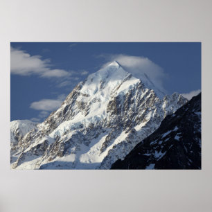 Aoraki Mount Cook, Mackenzie Country, söder Poster