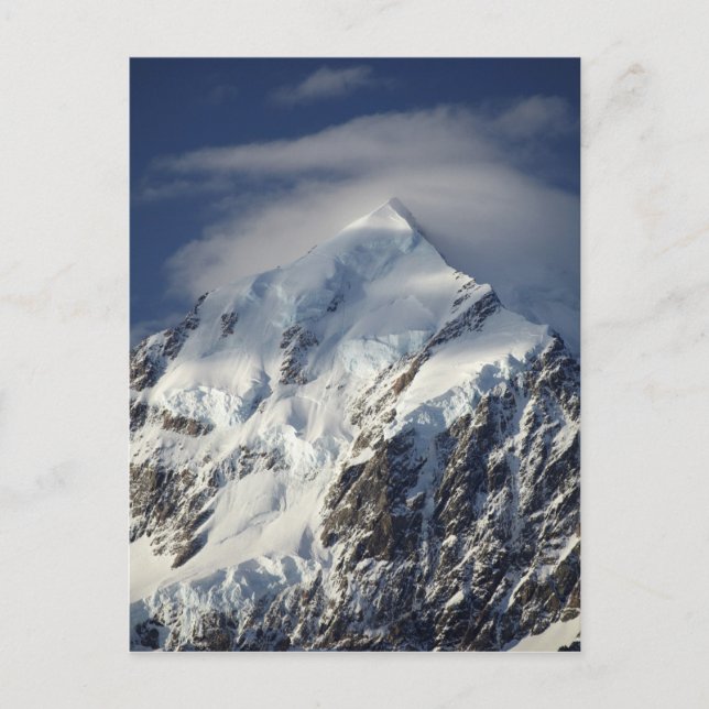Aoraki Mount Cook, Mackenzie Country, söder Vykort (Framsida)