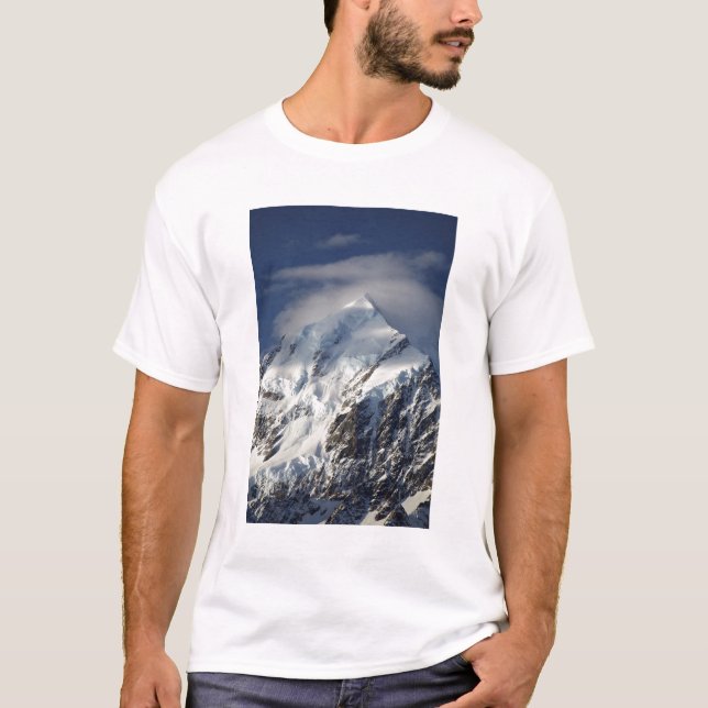 Aoraki Mount Cook, Mackenzie Land, Söder T-shirt (Framsida)