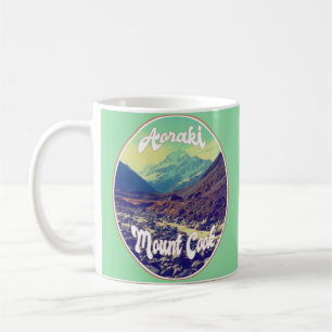 Aoraki: Mount Cook, Mountain, Nya Zeeland Kaffemugg