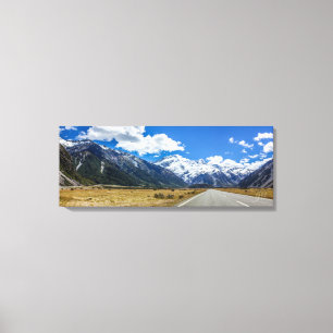 Aoraki Mount Cook National Park Nya Zeeland Canvastryck