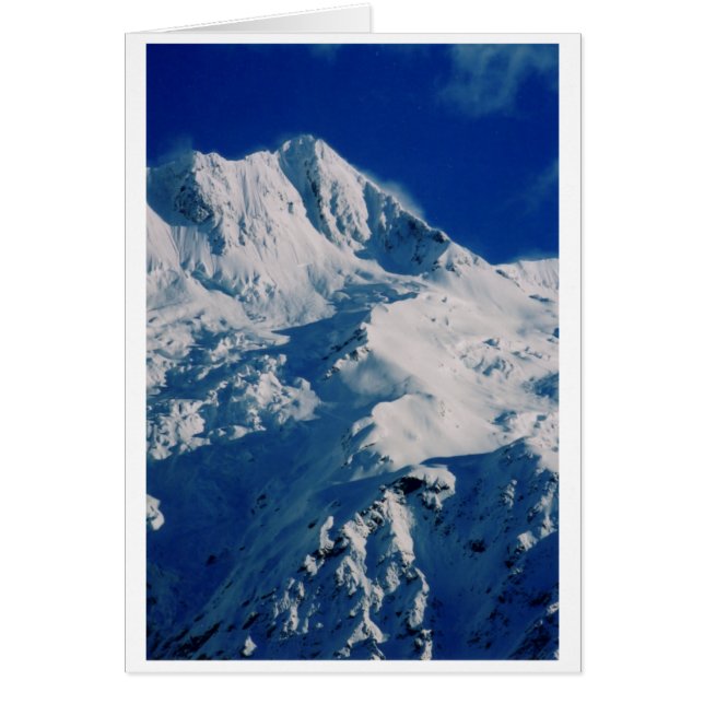 Aoraki Mount Cook, Nya Zeeland Hälsningskort (Framsidan)