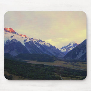 Aoraki/Mount Cook, Nya Zeeland, vid Sunrise Musmatta