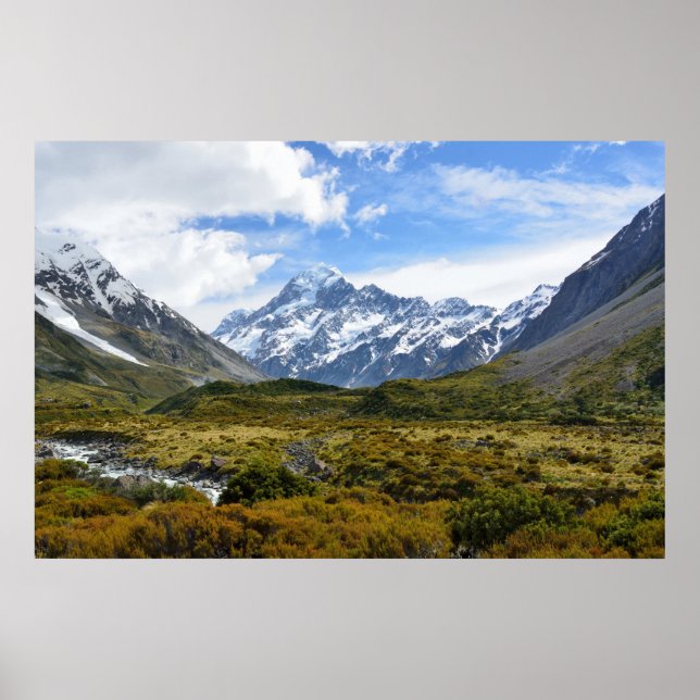 Aoraki / Mount Cook Poster (Framsidan)