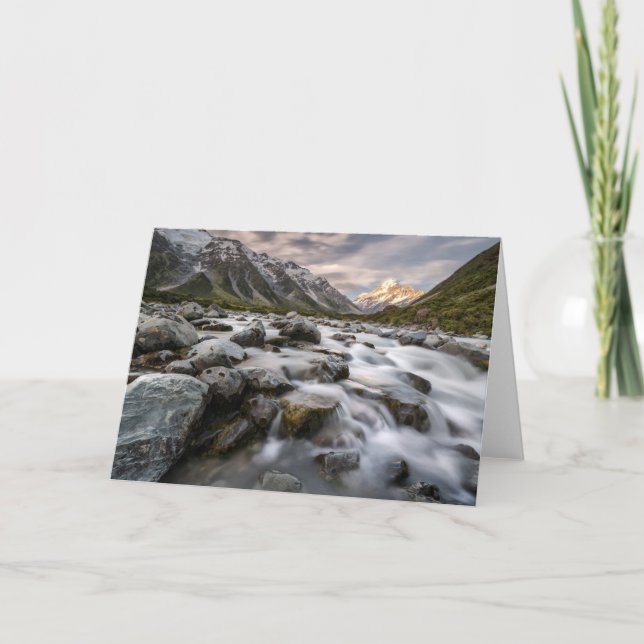 Aoraki Mt. Cook nationalpark | Nya Zeeland Kort (Framsida)