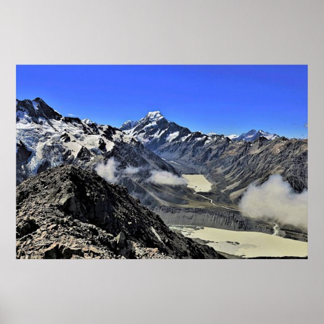 Aoraki/Mt. Cook Poster (Framsidan)