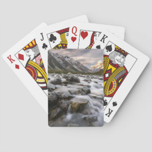 Aoraki Mt. kocknationalpark nyazeeländsk Casinokort