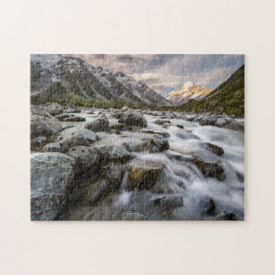 Aoraki Mt. kocknationalpark nyazeeländsk Pussel