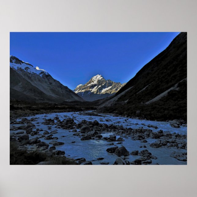 Aoraki och Valley Poster (Framsidan)
