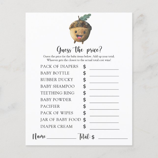 Aorn - Gissa prisa! Spel (Framsida)