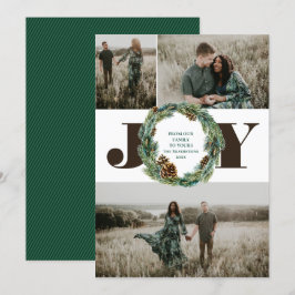 Aorn Wandeine 3-fotomollkort för julklapp, Helgdag Inbjudningar