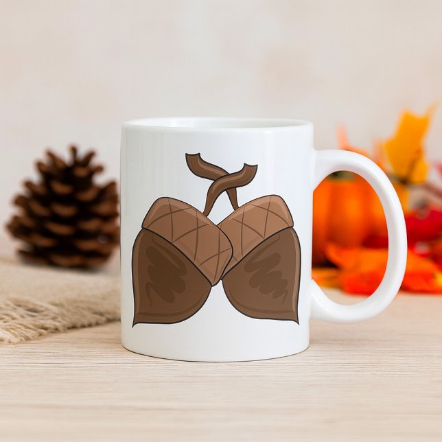 Aorns Rustic Autumn Forest Natature Kaffemugg (Skapare uppladdad)