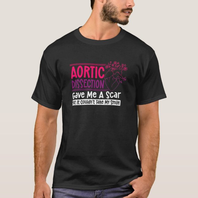 Aortisk dissekeringsöverlevande t shirt (Framsida)