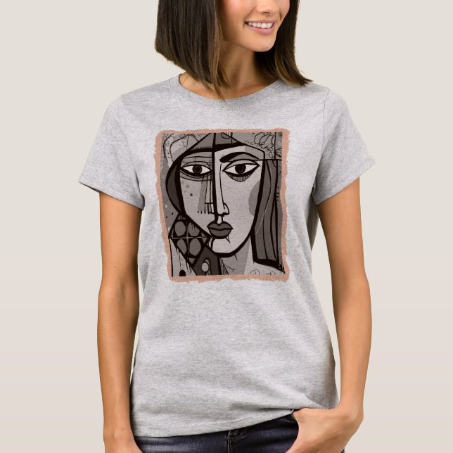 AOS_37 Abstrakt Art T Shirt (Framsida)