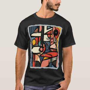 AOS_38 Abstrakt Art T Shirt