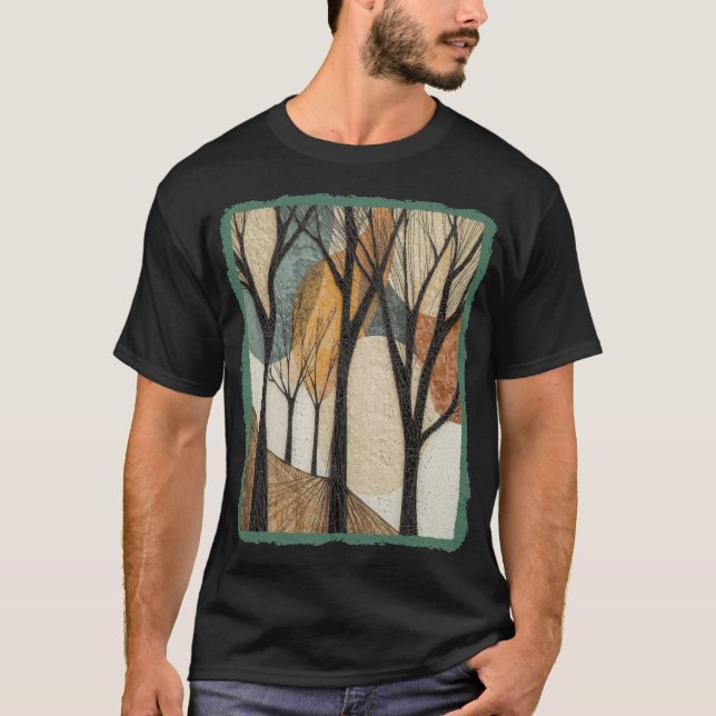 AOS_47 Abstrakt Art T Shirt (Framsida)