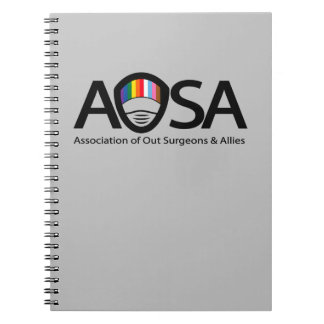 AOSA Spiral Photo Notebook (grått) Anteckningsbok