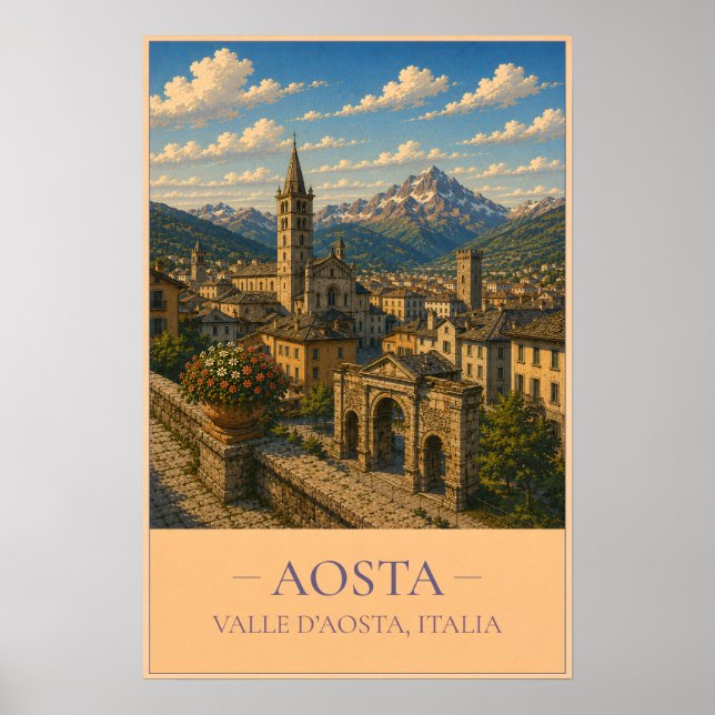 Aosta Poster (Framsidan)