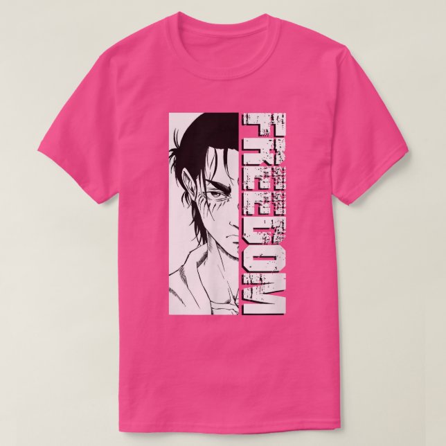 AOT Anime Manga Otaku Stil Eren Tokyo FanArt Top T Shirt (Design framsida)